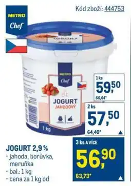 Makro JOGURT JAHODOVÝ nabídka