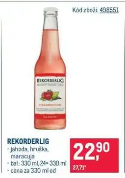 Makro REKORDERLIG nabídka