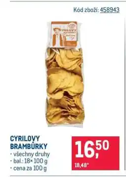 Makro Cyrilovy Brambůrky nabídka