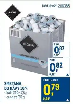 Makro Smetana do kávy 10 % nabídka