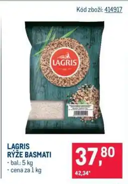 Makro Lagris rýže basmati nabídka