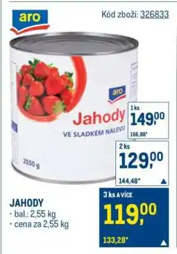Makro Jahody nabídka