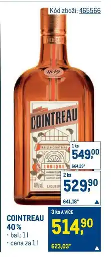 Makro Cointreau nabídka