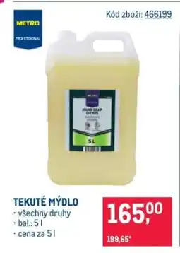 Makro Tekuté mýdlo nabídka