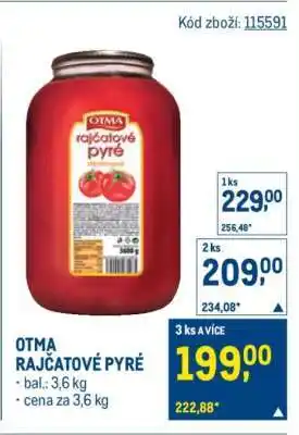 Makro OTMA RAJČATOVÉ PYRÉ nabídka