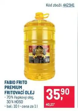 Makro FABIO FRITO PREMIUM FRITOVACÍ OLEJ nabídka
