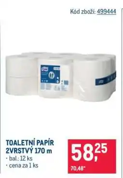 Makro TOALETNÍ PAPÍR 2VRSTVÝ 170 m nabídka