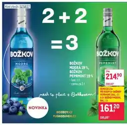 Makro BOŽKOV MODRÁ 19 %, BOŽKOV PEPRMINT 19 % nabídka
