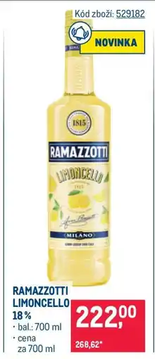 Makro RAMAZZOTTI LIMONCELLO nabídka