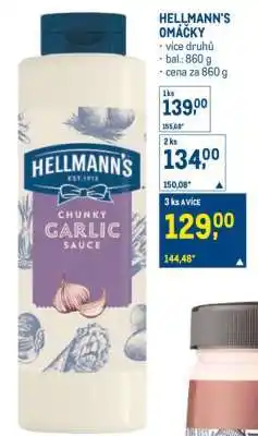 Makro HELLMANN’S OMÁČKY nabídka