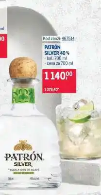 Makro PATRÓN SILVER 40 % nabídka