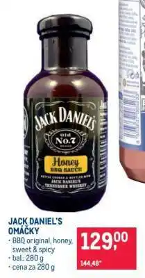 Makro JACK DANIEL'S OMÁČKY nabídka