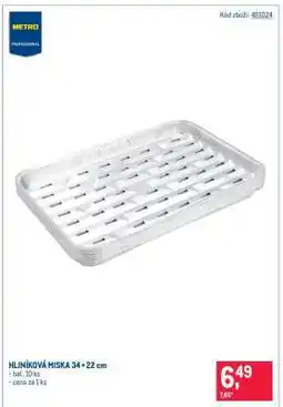 Makro HLINÍKOVÁ MISKA 34 × 22 cm nabídka