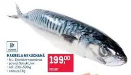 Makro Makrela nekuchaná nabídka