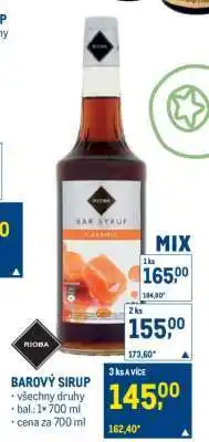Makro BAROVÝ SIRUP nabídka