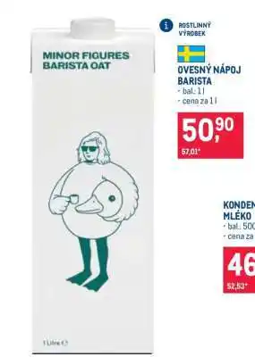 Makro Ovesný nápoj Barista nabídka