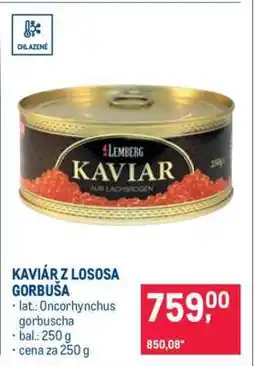 Makro Kaviár z lososa Gorbuša nabídka