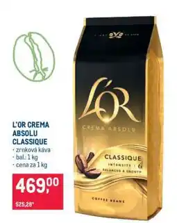 Makro L'OR Crema Absolu Classique nabídka