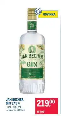Makro JAN BECHER Gin 37,5% nabídka
