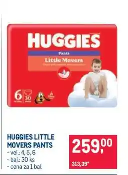 Makro Huggies Little Movers Pants nabídka