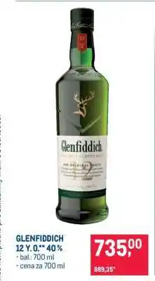 Makro Glenfiddich 12 Y. O.** 40 % nabídka