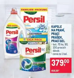 Makro KAPSLE NA PRANÍ, PRACÍ PRÁŠEK, PRACÍ GEL nabídka