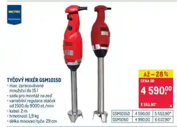 Makro Tyčový mixér GSM1015D nabídka