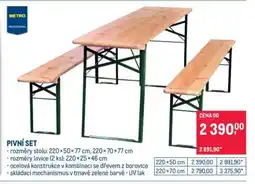 Makro Pivní set nabídka
