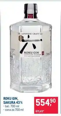 Makro ROKU GIN SAKURA 43 % nabídka