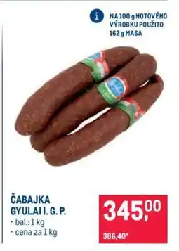 Makro Čabajka Gyulai I. G. P nabídka