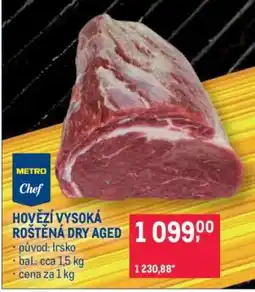 Makro HOVĚZÍ VYSOKÁ ROŠTĚNÁ DRY AGED nabídka