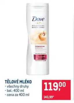 Makro Tělové mléko nabídka
