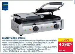 Makro KONTAKTNÍ GRIL GPG2201 nabídka