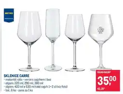 Makro Sklenice Carre nabídka