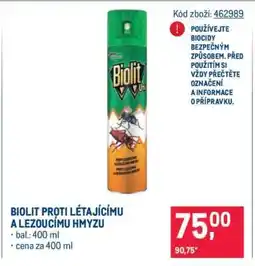Makro BIOLIT PROTI LÉTAJÍCÍMU A LEZOUCÍMU HMYZU nabídka