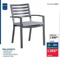 Makro ŽIDLE ANTRACITE nabídka