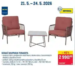Makro SEDACÍ SOUPRAVA TERAKOTA nabídka