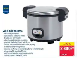 Makro Vařič rýže GRC 1950 nabídka
