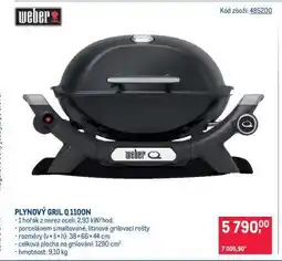 Makro PLYNOVÝ GRIL Q 1100N nabídka