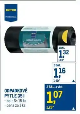 Makro ODPADKOVÉ PYTLE 35 l nabídka
