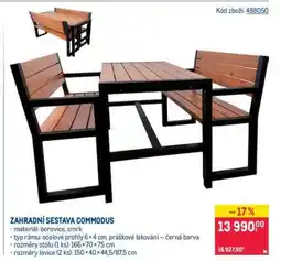 Makro ZAHRADNÍ SESTAVA COMMODUS nabídka