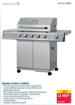 Makro BBQ GRIL PLYNOVÝ, 5 HOŘÁKŮ nabídka