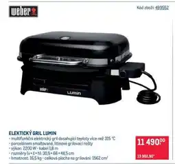 Makro ELEKTRICKÝ GRIL LUMIN nabídka