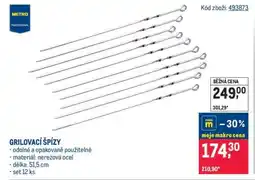 Makro Grilovací špízy nabídka