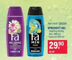 Makro Sprchový gel nabídka