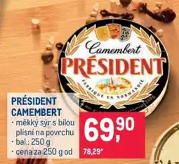 Makro Président camembert nabídka