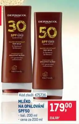 Makro MLÉKO NA OPALOVÁNÍ SPF50 nabídka