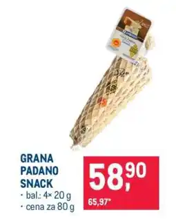 Makro Grana Padano Snack nabídka