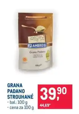Makro Grana Padano strouhané nabídka