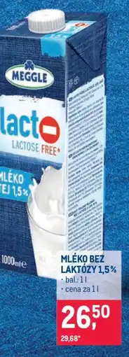 Makro MLÉKO BEZ LAKTÓZY 1,5 % nabídka